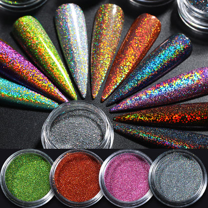 Aurora Magic Nail Powder Nail Glitter