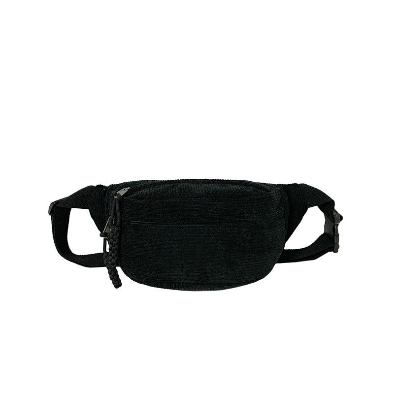 Women's Leisure Corduroy Lazy Corduroy Waist Bag