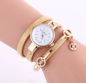 Classic Dial Watch On The New Foreign Trade Hot Sale Ladies Watch Metal Decoration With Diamonds
