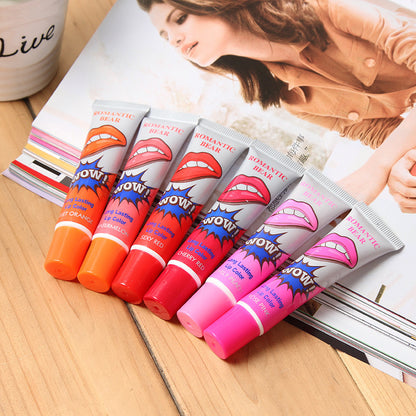 Amazing 6 Colors Peel Off Liquid Lipstick Waterproof Long Lasting Lip Gloss Mask Moisturizer Makeup Tear Pull Lip Lint Cosmetic