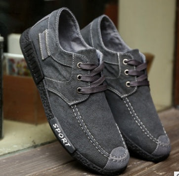 Old Beijing Cloth Shoes Leisure Men's Canvas Soft Sole Shoes