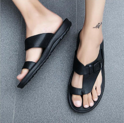 summer youth dual-use male splint off shoes sandals shoes shoes drag men summer Korean casual tide drag