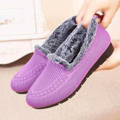 Plus velvet thick craft cotton shoes