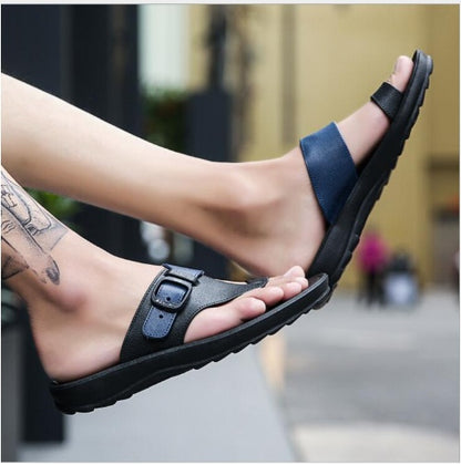 summer youth dual-use male splint off shoes sandals shoes shoes drag men summer Korean casual tide drag