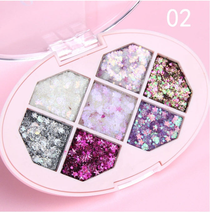 Face Jewels Eyeshadow Shimmer Pigment Body Face Eye Glitter Sequin Gel Cream Eye Shiny Skin Face Festival Cosmetic Glitter