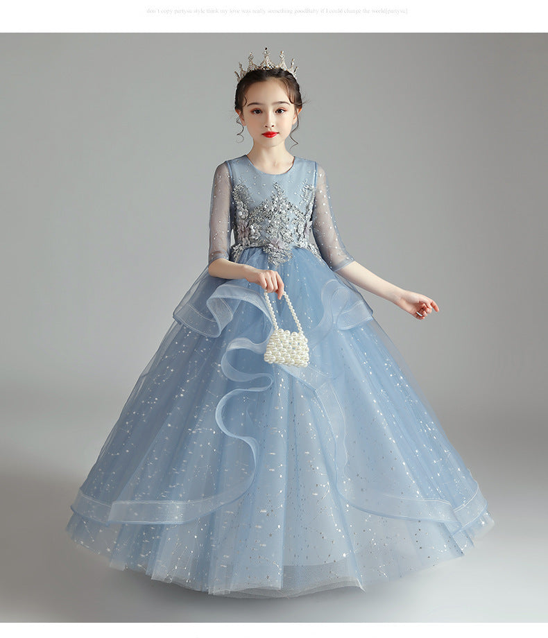 Children Dress Princess Dress Girl Girl Host Evening Dress