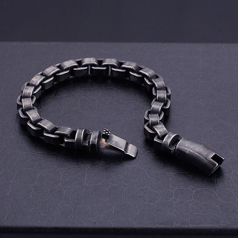 Fashion Titanium Steel Bracelet Casting Personality Trendy Men's Bracelet