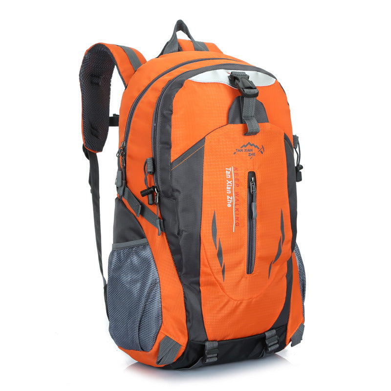 New 40L Mountaineering Outdoor Travel Backpack, Water-repellent Nylon Large-capacity Backpack