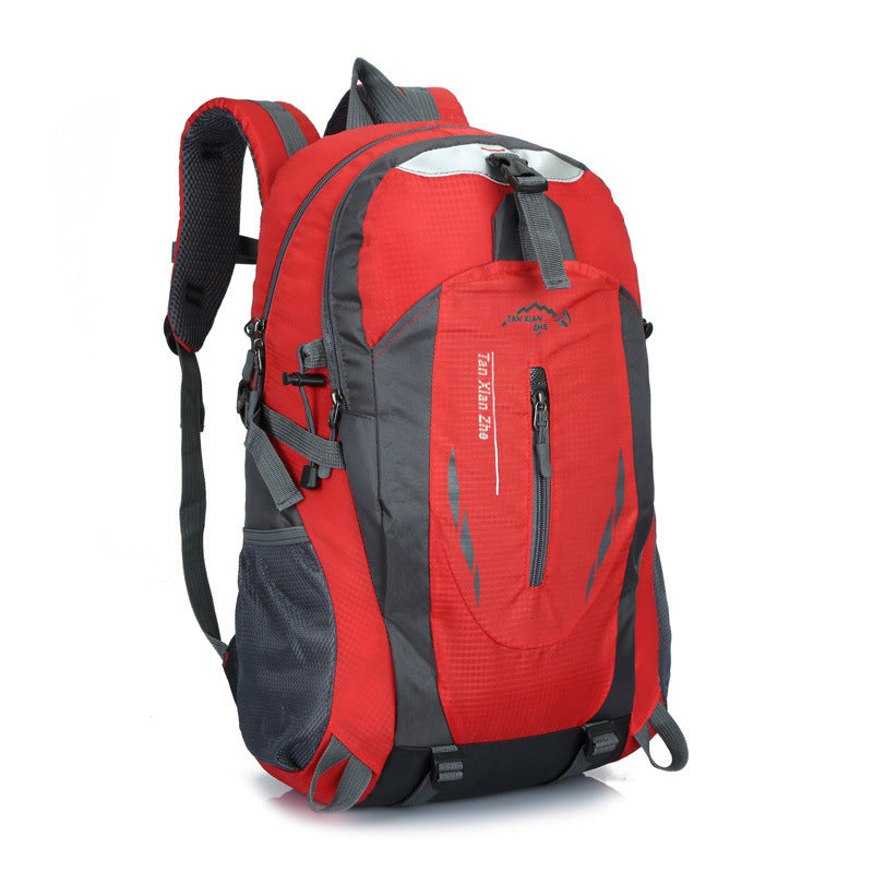 New 40L Mountaineering Outdoor Travel Backpack, Water-repellent Nylon Large-capacity Backpack