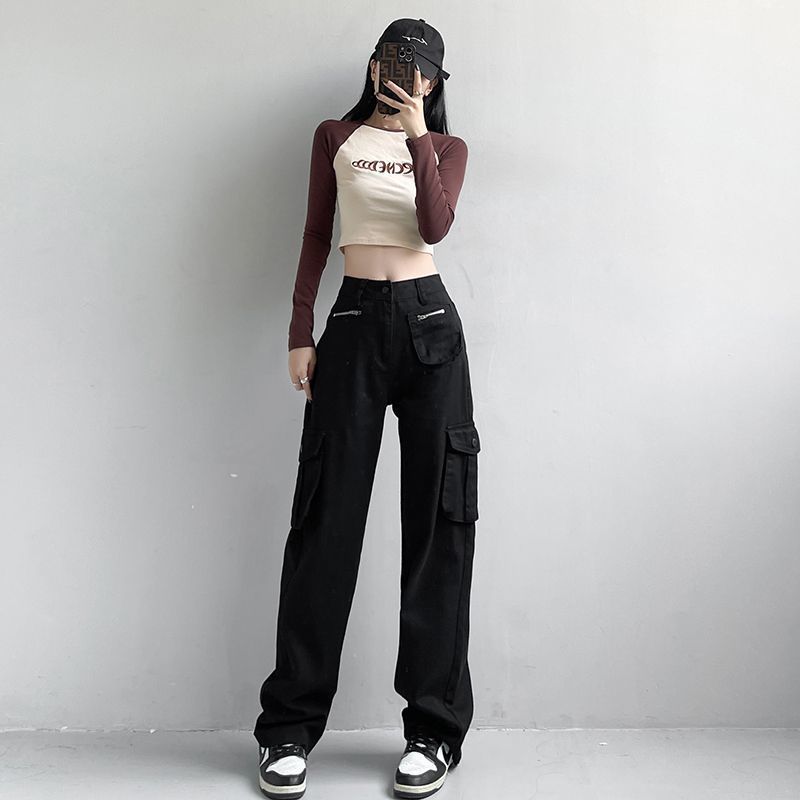 Women's Versatile Loose Pure Cotton Workwear Pants