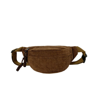 Women's Leisure Corduroy Lazy Corduroy Waist Bag