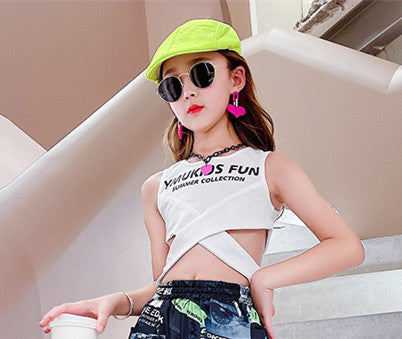 Children's Anti-mosquito  Summer Clothes Foreign Style Big Children Wear Sports Pants