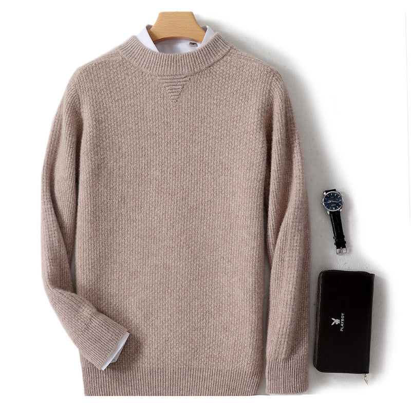 Winter Rhombus Cashmere Sweater Men