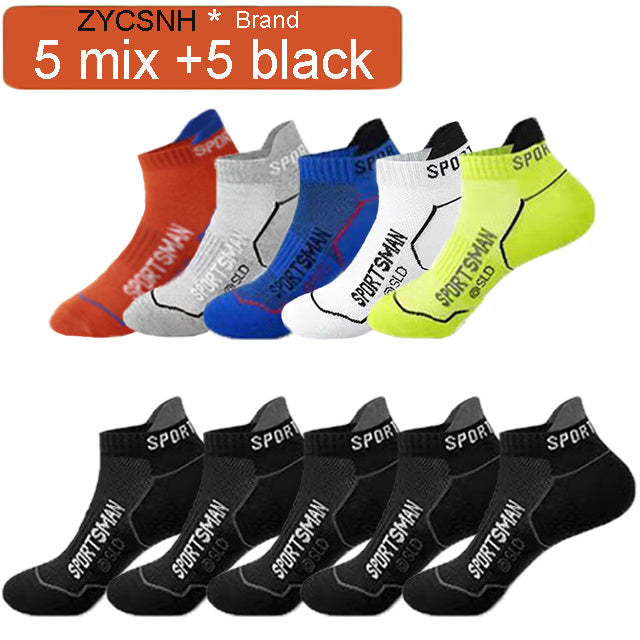 Socks Male Socks Summer Thin Solid Color Letter Mesh Breathable