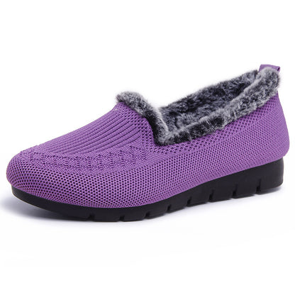 Plus velvet thick craft cotton shoes