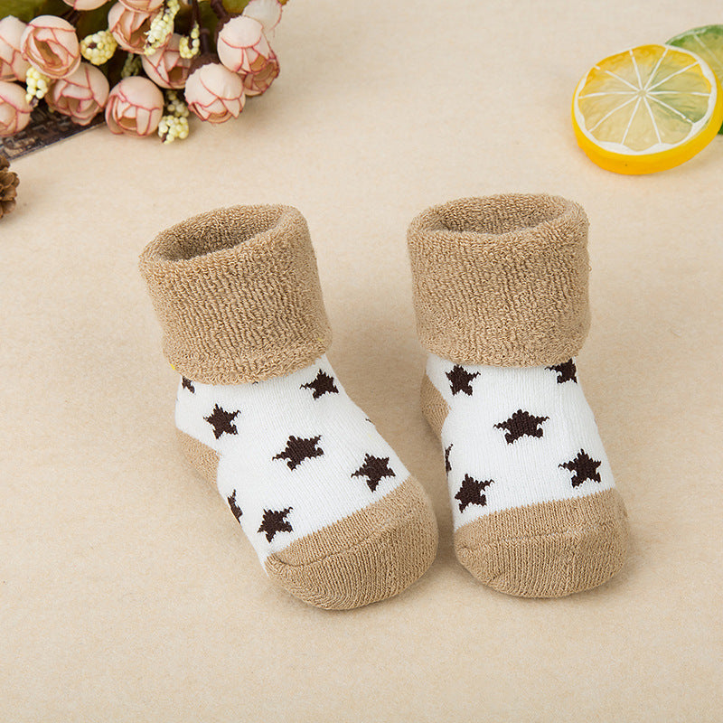 Baby cotton terry socks