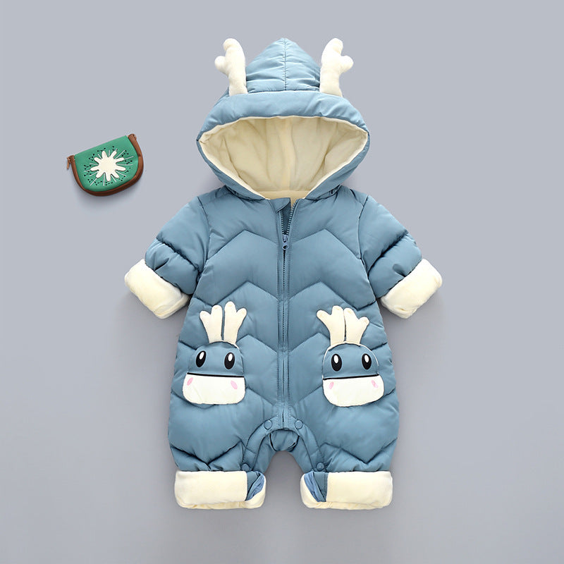 Baby winter romper