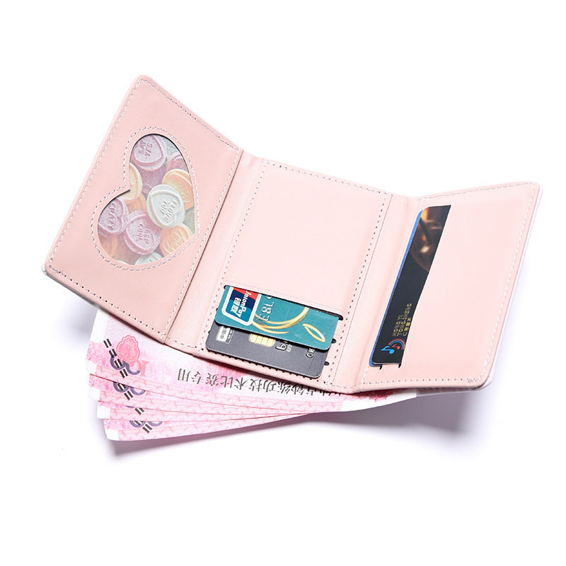 Girl's Wallet Short Cartoon Cute