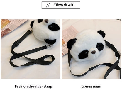 Panda Backpack Doll Phone Shoulder Bag Plush Toy