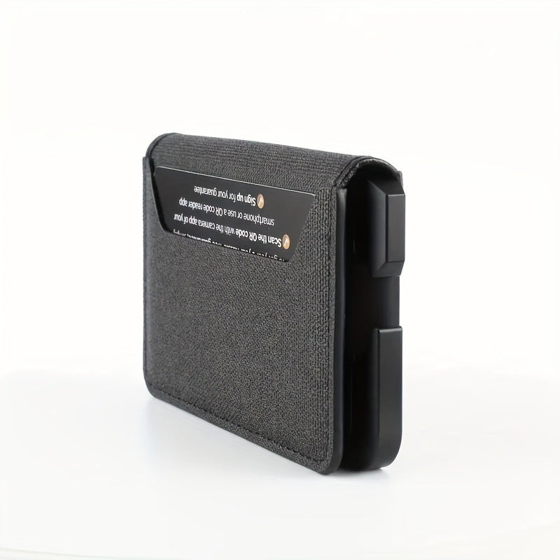 Men's Ultra-thin Metal EDC Leather Wallet