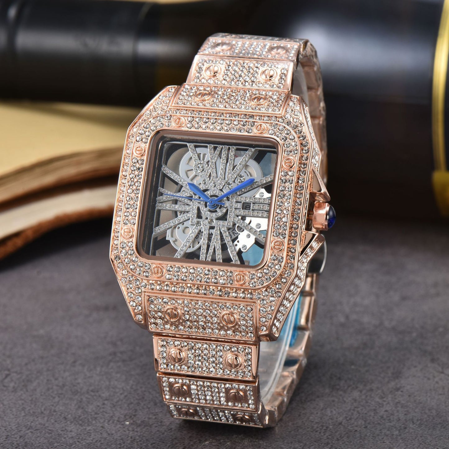 Women's Diamond Fashion Steel Strap Watch