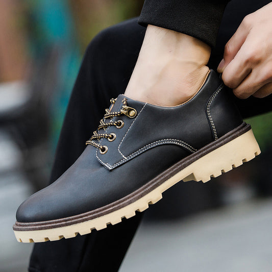 British men's leather shoes