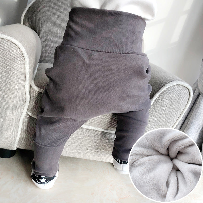 Baby High Waist Belly Pants Trousers