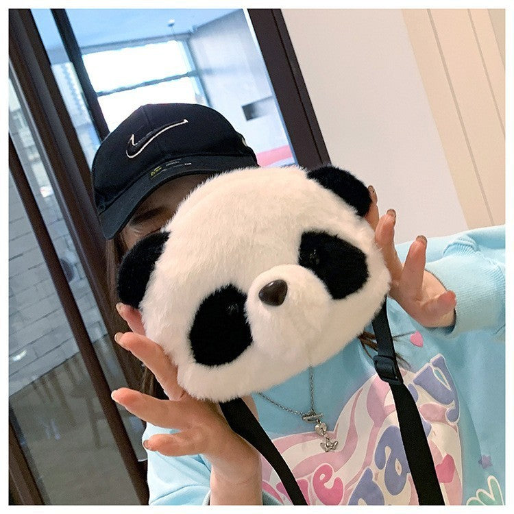 Panda Backpack Doll Phone Shoulder Bag Plush Toy