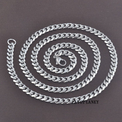 Stainless steel six-sided grinding keel chain