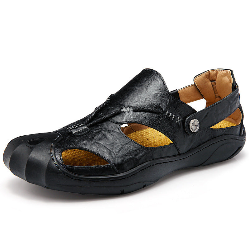 Baotou men's casual shoes sandals sandals outdoor sandal shoes wholesale on behalf of a collision trend