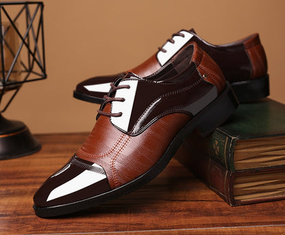 summer new shoes men's business dress large size shoes fashion hundred tower wedding shoes