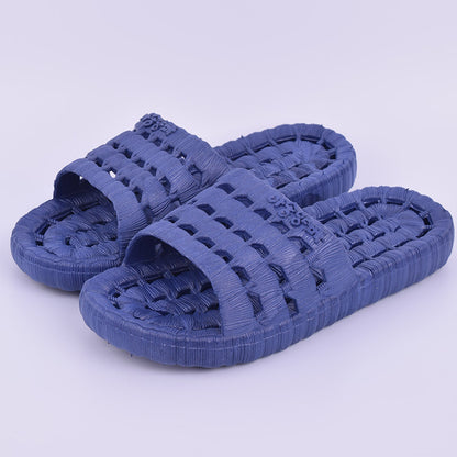 Bathroom slippers summer leakproof indoor anti skid men couple thick soft bottom plastic PVC cool slippers