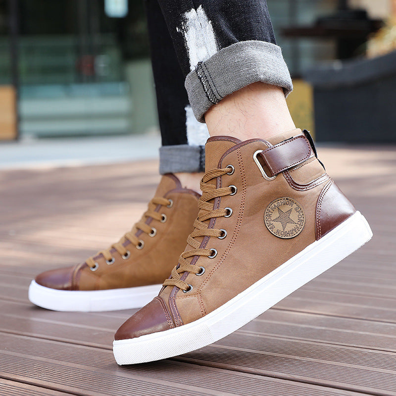 New fashion leisure shoes shoes England Metrosexual shoes men shoes 47 yards all-match Korean sports