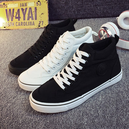 Manufacturers selling canvas casual shoes black shoes shoes lazy Korean students all-match shoes