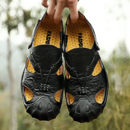 Baotou men's casual shoes sandals sandals outdoor sandal shoes wholesale on behalf of a collision trend