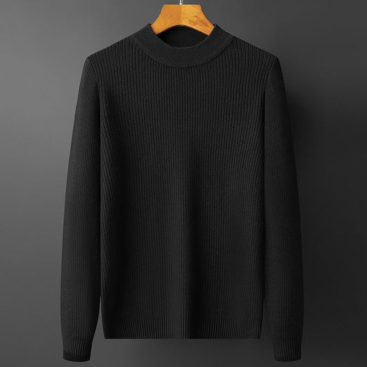 Mock Neck Sweater Male Autumn Winter New Top