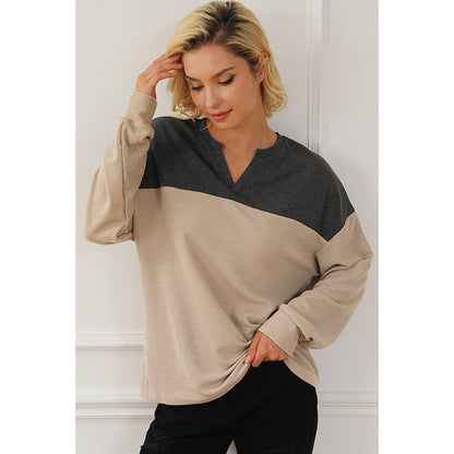 Autumn And Winter Long Sleeve V-neck Pullover European And American Sweater