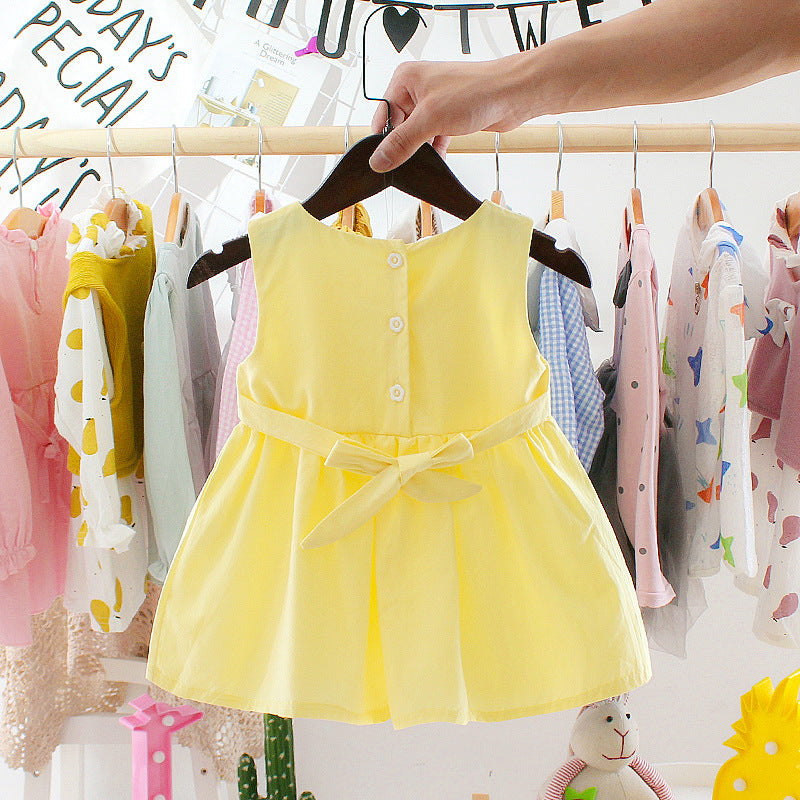 Baby Girl Summer Dress 1-3 Years Old Suspender Baby Skirt Girl Dress