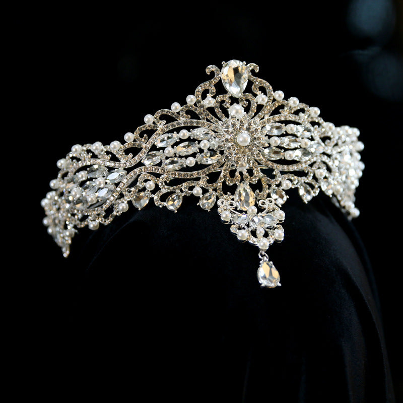 Baroque Bride Crown Fashion Headwear