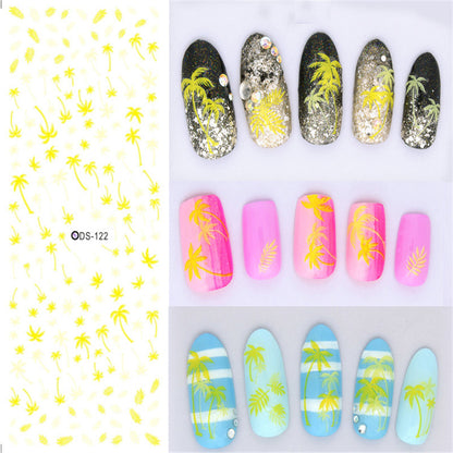 Watermark sticker decal nail sticker