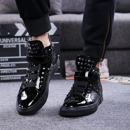 Men's Velcro ankle boots