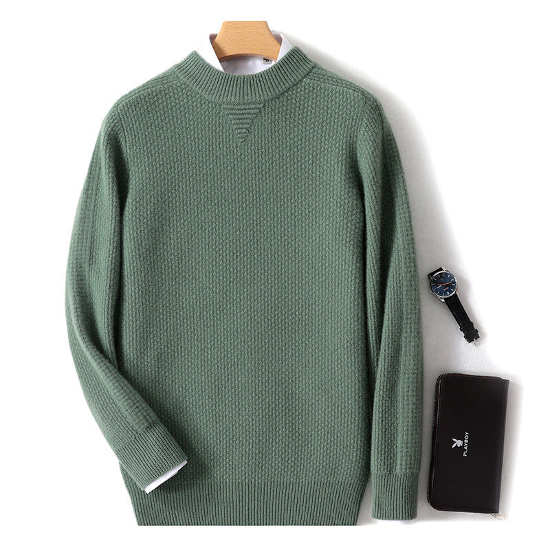 Winter Rhombus Cashmere Sweater Men