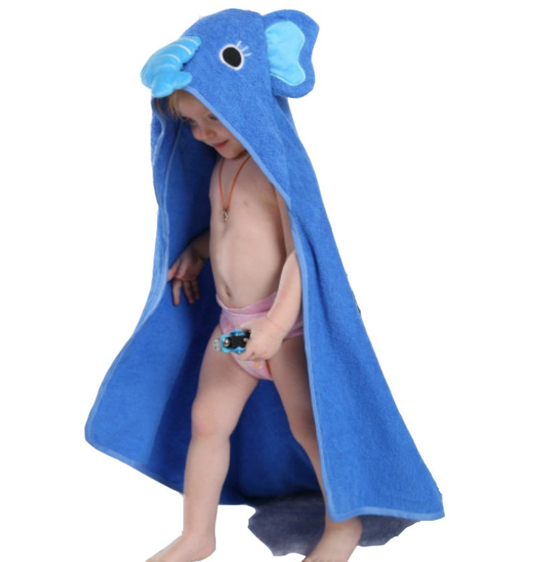 Animal cartoon baby cloak towel cloak