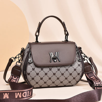 Fashion Women's Printed Handbag High Sense Handbag