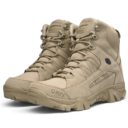 Outdoor tactical boots, non-slip boots