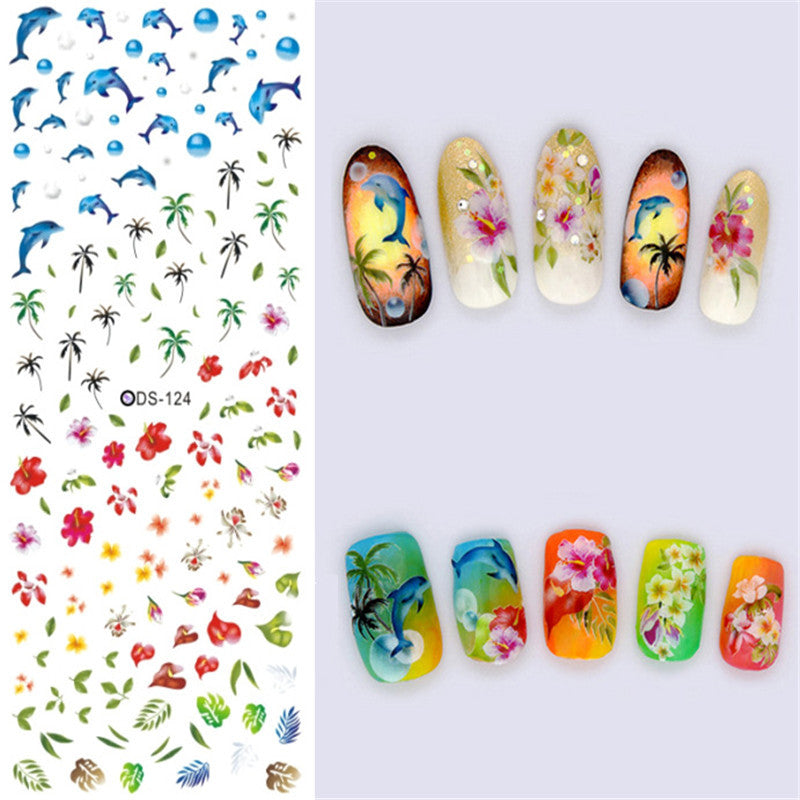 Watermark sticker decal nail sticker