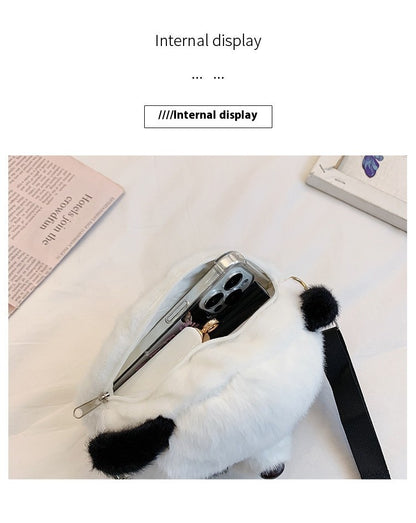 Panda Backpack Doll Phone Shoulder Bag Plush Toy