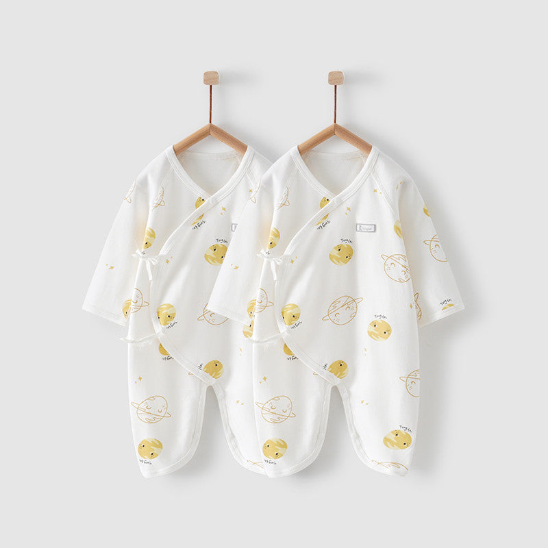 Baby Autumn Two-piece Newborn Onesies Four Seasons Romper Cotton Clothes