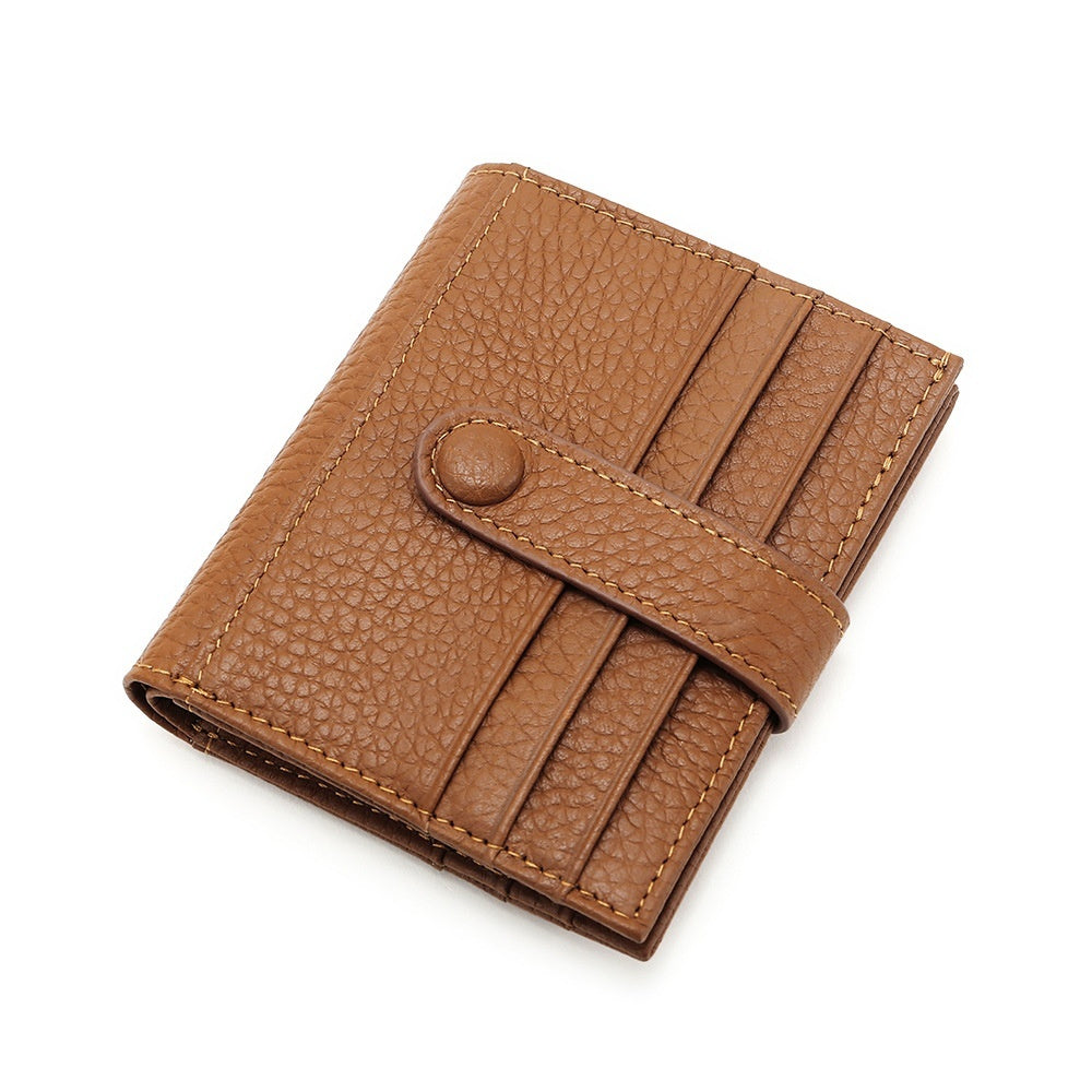 Women's Short Cowhide Mini Wallet