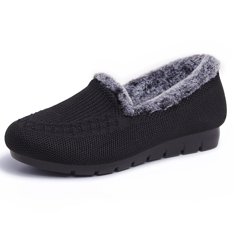 Plus velvet thick craft cotton shoes